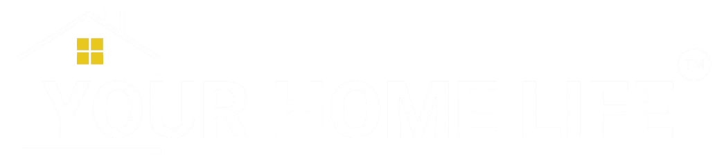 Your Home Life logo featuring house icon